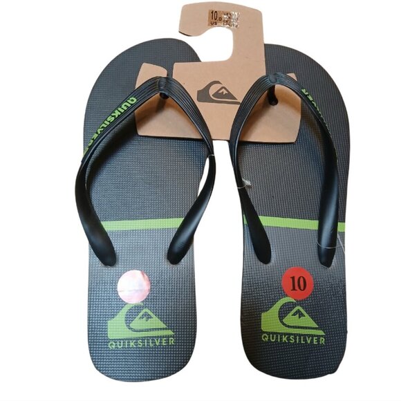QuikSilver Men's Size 10 Flip Flops Surf Beach - Picture 1 of 2